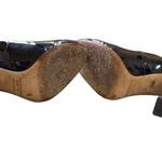 Alexander White womens black leather London shoes heels size 5.5 SKU 3136 Photo 4