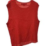 Josephine Chaus  red scrunch top Photo 2