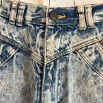 Don’t Stop‎ Acid Wash High Waisted Cotton Denim Shorts Size 13/14 Blue Photo 3