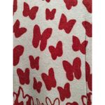 Reborn Women's Size Medium Red Butterfly 3/4 Sleeves Acrylic Sweater Dress Photo 1