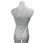 ZARA Women's White Sleeveless Cami Camisole Racerback Thong Bodysuit Tank Top S Photo 1