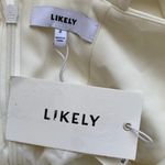 Likely  Lilah Sleeveless Ruffle- Hem Dress in White Size 2 NWT Photo 8