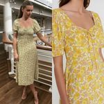 Faithfull the Brand Faithful The Brand Agathe‎ Garden Floral Midi Dress US 6 Romantic Fall Floral Photo 1