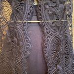 NEW Lulus Joella Lace‎ Halter Maxi Dress Navy Blue Size Small Photo 6