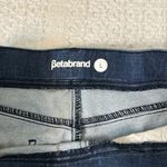 Betabrand Deep Indigo yoga denim 4 pocket skinny leg jeans women's Size Large Photo 3