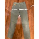 Guess by Marciano Vintage 90s Georges Marciano For Guess Sage Green DENIM Jeans Women's Sz 30 RARE Photo 6