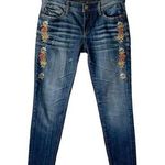 Driftwood  Embroidered Floral Jeans Size 27 Photo 0