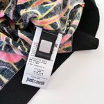 Just Cavalli  Women's Multi-Color Wool Cashmere Short Sleeve Sweater Medium Photo 7