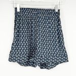 Something Navy Button Down Top & Shorts Set XXL Blue Photo 5