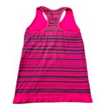 Athleta Scoop Neck Stripe Racerback Tank Top w/ Shelf Bra Size Small Workout Gym Photo 1
