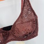 Free People INTIMATELY Bra Size 32D Lace Wire Brown NWT Eyelet Lace Crochet Photo 8