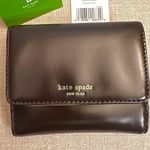 Kate Spade NWT  Lisa Flap Greenwich Avenue Leather Wallet Photo 2