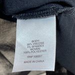 a.n.a . | Black Sheer Panel Long Sleeve Cardigan | Large Photo 6