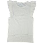 J.Crew J.‎ Crew Vintage rib ruffle-sleeve shirt Ivory S NWT Photo 1