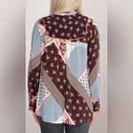 Johnny Was  Roslyn Toni Floral Patchwork Blouse Small Photo 14