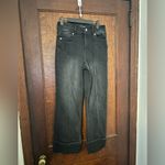 Dear John  Audrey Wide Leg Cuffed Jeans Black Size 26 Photo 1