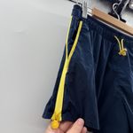 Hunter for Target Activewear Shorts Women’s Size Small Navy Yellow Side Zip Blue Photo 1