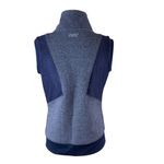 Lorna Jane  Angelique Navy Heathered Athletic Zip Front Sleeveless Vest Medium Photo 3