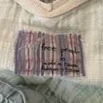 Free People Y2K Sparkle Gauze Tunic in Sage Photo 3
