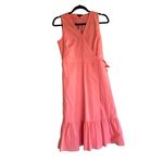 Talbots NWT  V-NECK POPLIN WRAP DRESS Photo 5