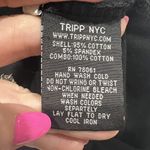 Tripp NYC  Sz S Dress Daang Goodman Black Grommet Harness Dress Goth Emo Stretch Photo 5