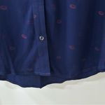 Rails  Navy Blue Rosci Button Down Shirt in Kiss Me Metallic, Size S Photo 5