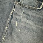 AGOLDE Riley High Rise Straight Crop Denim Jeans in Endeavor Size 30 Distressed Photo 12