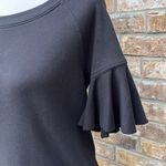 Ralph Lauren  Jersey Sweatshirt Dress Short Bell Sleeves Black Size XS Photo 1