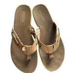 Sperry  | Tan Plaid Flip Flops Photo 0