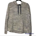 Reebok small women’s pullover drawstring yellow gray hoodie Photo 11