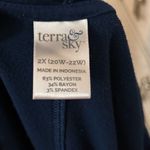 Terra & Sky  navy blue hoodie Photo 3