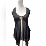 Peppermayo NWT- Sunbeam Mesh Halter Top – Black - Size: 6 Photo 9