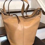 Coach Vintage Glove Tanned Leather Bleeker Feeder Duffle Crossbody Shoulder Bag Photo 0