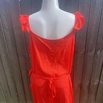 Madewell Ruffle Faux Wrap Maxi Dress 10Red Tassel Flirty Retro 70s Boho Romantic Photo 6