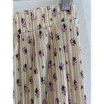 ASOS Women Sz 14 Ditsy Floral A-Line Midi Silky Plisse Skirt Feminine Romantic Flowy Photo 2