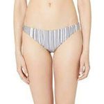 BCBGMAXAZRIA Low Rise Hipster Bikini Bottom Striped Beach Black White 4 NWT Photo 1