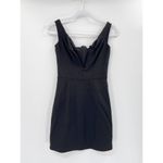 NBD Revolve Black Roni Mini Dress V Neck Size S Photo 1
