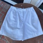 pleated high waist shorts sz 14 White Size L Photo 0