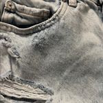 Garage  Light Blue Distressed Jean Shorts Photo 2