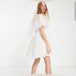 Sister Jane pearl bridal mini dress size small NNT pit to pit 14” White Photo 7