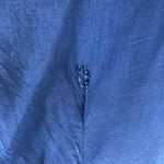 Saks 5th Avenue Saks Fifth Avenue Swim Cover Dress Eyelet Embroidery Kaftan Tunic Blouson Blue M Photo 2