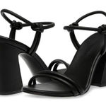 Steve Madden NEW Sandals Harrlow Black Strappy Leather Heels- Size 10 Photo 0