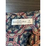 Abercrombie & Fitch Boho Top Peasant Blouse Medium Bell Sleeve Cottage Lace Up Photo 3