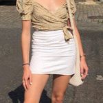 Planet Blue Floral Puff Sleeve Wrap Top XS Photo 0