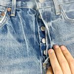 AGOLDE  Parker Cut Off Short Size 26 Organic Cotton Button Fly High Rise Rigid Photo 4