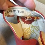 Fly London  Womens Ylfa Wedge Slingback Sandals‎ Size 38/7.5 Red Nubuck Lace Up Photo 8