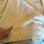 Calypso St. Barth  cashmere sweater ivory open front large L Photo 2