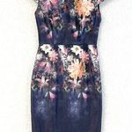 Betsey Johnson  Dress Women 2 Scuba Watercolor Whimsical Art To Wear Office Siren Photo 0