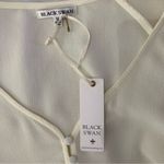 Black Swan  Ivory Blouse‎ Medium Long Sleeve NWT Romantic Cottagecore Photo 4