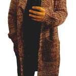 Skies Are Blue NWOT Bradi Open Cardigan burgundy pockets women’s size medium Photo 0